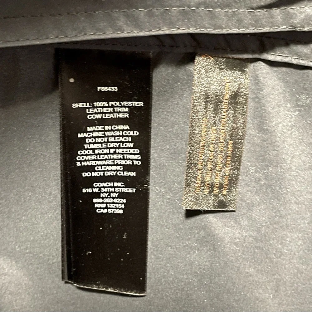 Coach Navy Jacket - Picture 6 of 6